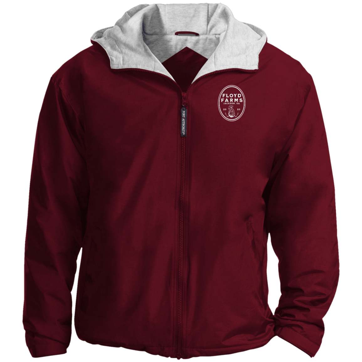 Floyd Farms Logo Men's Lined Jacket