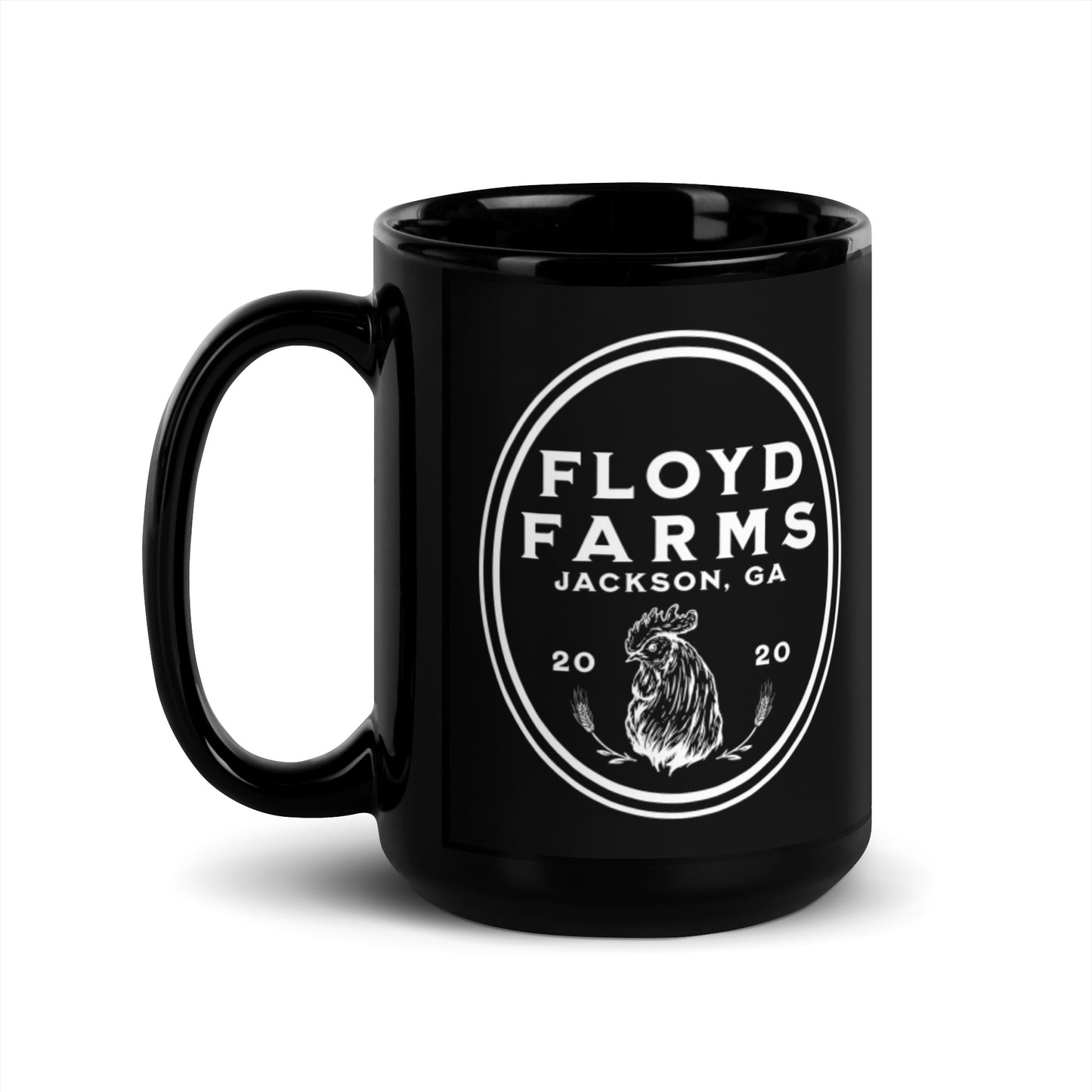 Floyd Farms Black Glossy Mug