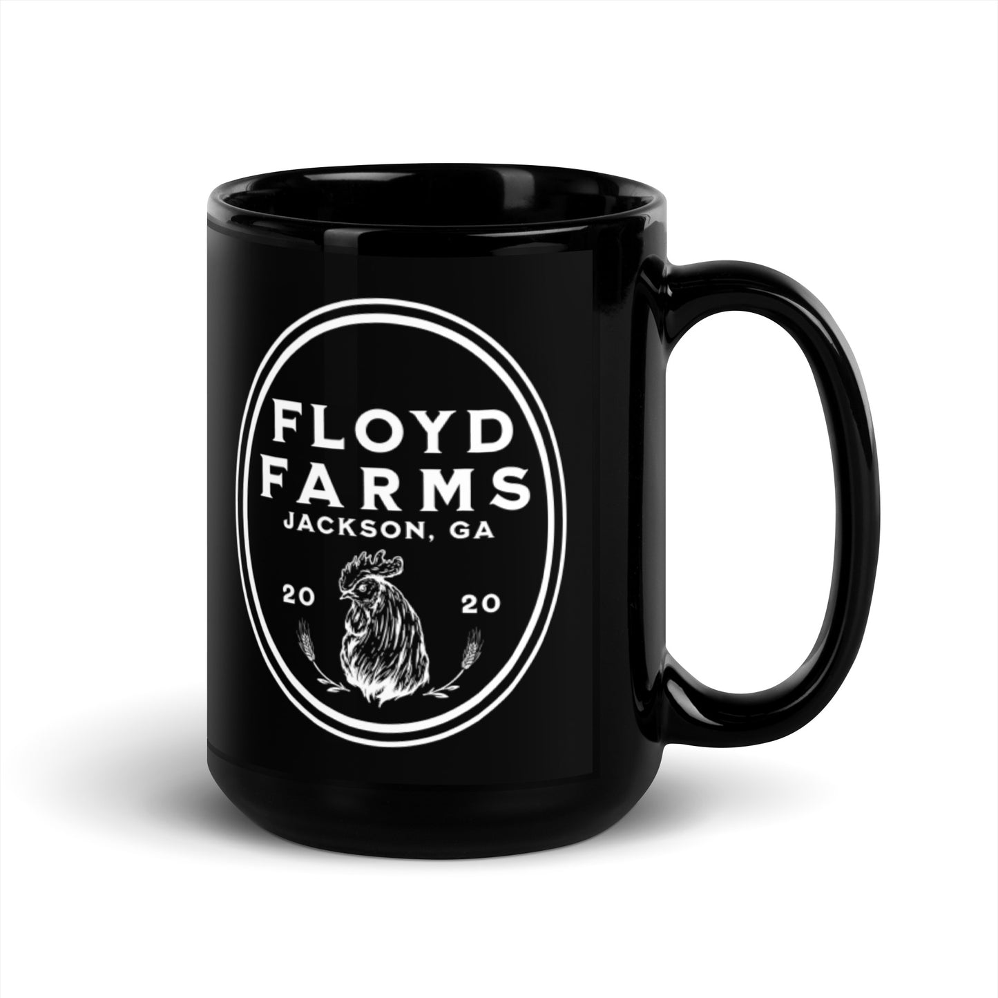 Floyd Farms Black Glossy Mug