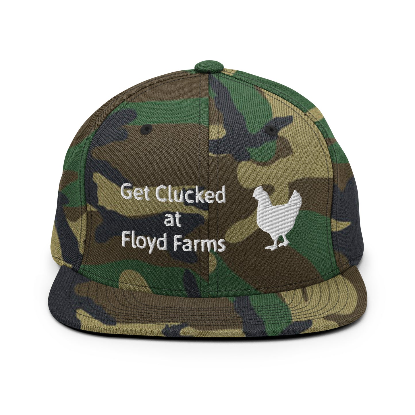 Get clucked snapback hat