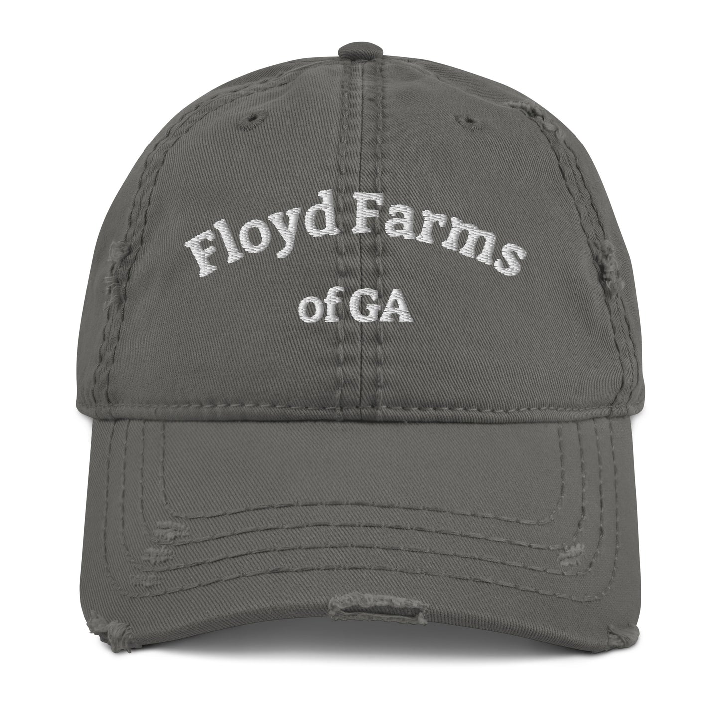 Floyd Farms of GA distressed ball cap