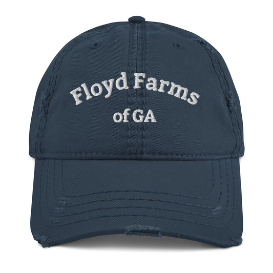 Floyd Farms of GA distressed ball cap